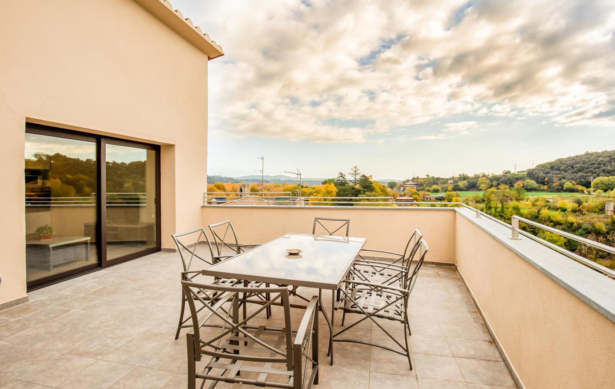 Can Cintet 3 Apartamento Con Terraza En Besalú Zewnętrze zdjęcie