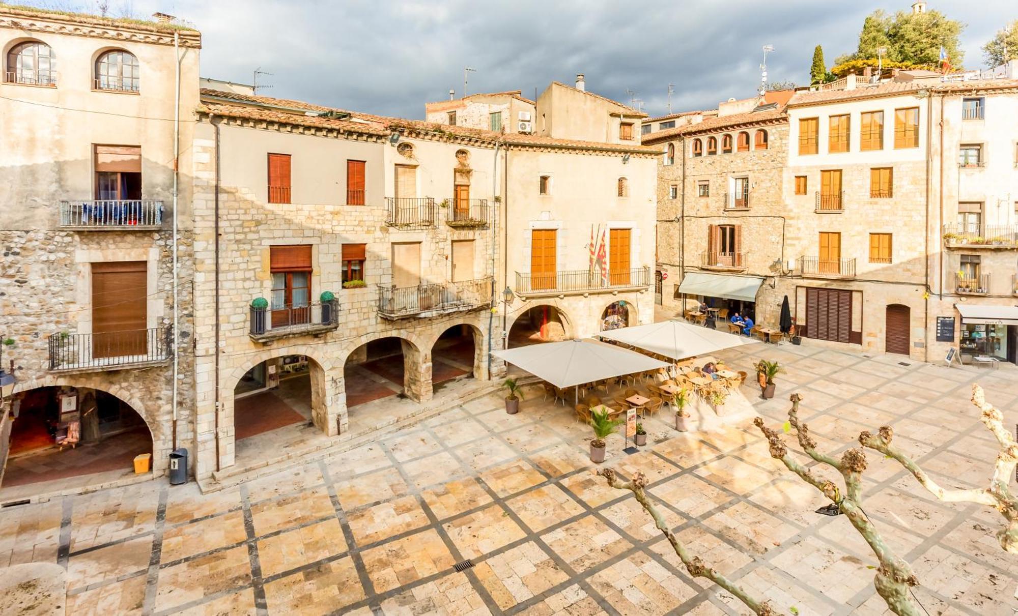 Can Cintet 3 Apartamento Con Terraza En Besalú Zewnętrze zdjęcie