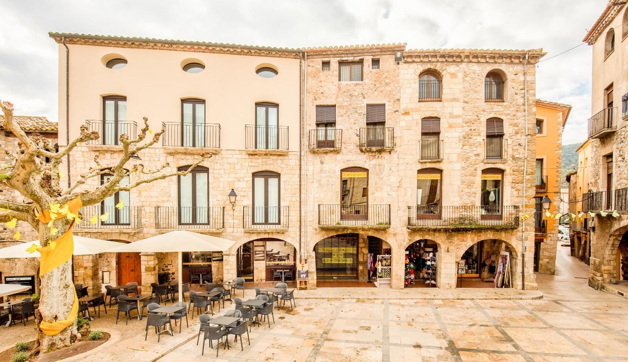 Can Cintet 3 Apartamento Con Terraza En Besalú Zewnętrze zdjęcie